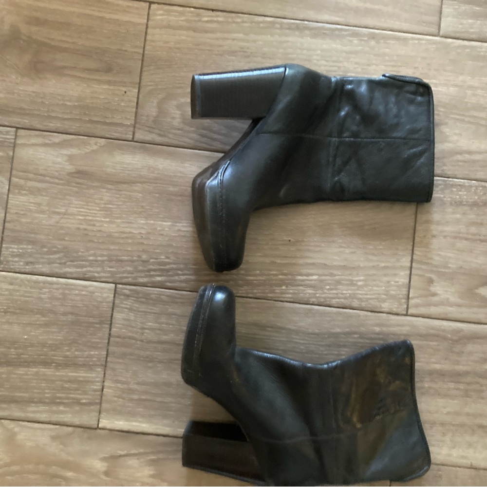 Banana Republic Black Heeled Boots